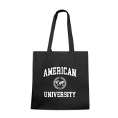 W Republic American University Eagles Institutional Tote Bags Natural 1102-498