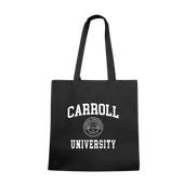 W Republic Carroll University Pioneers Institutional Tote Bags Natural 1102-508