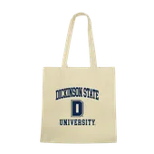 W Republic Dickinson State Blue Hawks Institutional Tote Bags Natural 1102-514