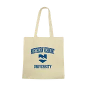 W Republic Northern Vermont Badgers Institutional Tote Bags Natural 1102-559