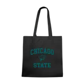 W Republic Chicago State Cougars Institutional Tote Bags Natural 1102-631