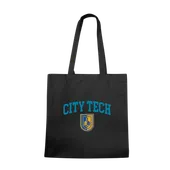 W Republic NY City Tech Yellow Jackets Institutional Tote Bags Natural 1102-664