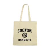 W Republic Stockton University Ospreys Institutional Tote Bags Natural 1102-711