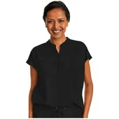 Healing Hands Women's Journey Mandarin Collar Scrub Top 2152