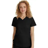 Healing Hands Women's Jane Y-Neck Solid Scrub Top 2167