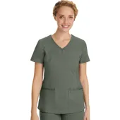 Healing Hands Women's Juliet V-Neck Yoga Scrub Top 2245