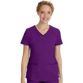 Healing Hands Women's Juliet V-Neck Yoga Scrub Top 2245