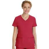 Healing Hands Women's Juliet V-Neck Yoga Scrub Top 2245