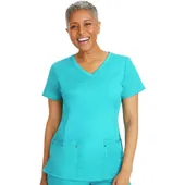 Healing Hands Women's Juliet V-Neck Yoga Scrub Top 2245