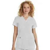 Healing Hands Women's Jasmine V-Neck Stretch Solid Scrub Top 2278