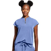 Healing Hands Women's Sandy Zip Mandarin Collar Scrub Top 2286