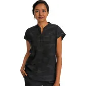 Healing Hands Women's Journey Mandarin Collar Camo Scrub Top 2352