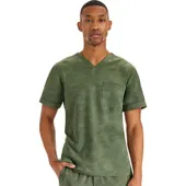 Healing Hands Men's Jack V-Neck Camo Scrub Top 2360