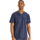 Healing Hands Men's Jack V-Neck Camo Scrub Top 2360