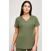 Healing Hands Women's Monica V-Neck Solid Scrub Top 2500