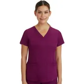 Healing Hands Women's Monica V-Neck Solid Scrub Top 2500