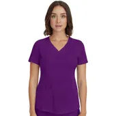 Healing Hands Women's Monica V-Neck Solid Scrub Top 2500