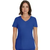 Healing Hands Women's Madison Mock Wrap Solid Scrub Top 2525