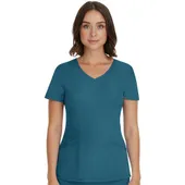 Healing Hands Women's Madison Mock Wrap Solid Scrub Top 2525