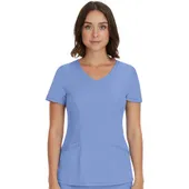 Healing Hands Women's Madison Mock Wrap Solid Scrub Top 2525