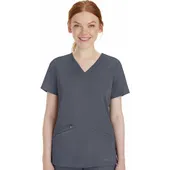 Healing Hands Women's Mariah Rib Trim Scrub Top 2530