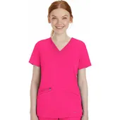 Healing Hands Women's Mariah Rib Trim Scrub Top 2530