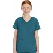 Healing Hands Women's Mariah Rib Trim Scrub Top 2530