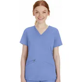 Healing Hands Women's Mariah Rib Trim Scrub Top 2530