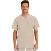 Healing Hands Men's Matthew V-Neck Solid Scrub Top 2590