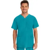 Healing Hands Men's Matthew V-Neck Solid Scrub Top 2590