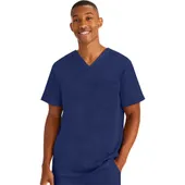 Healing Hands Men's Mason Solid Scrub Top 2591