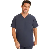 Healing Hands Men's Mason Solid Scrub Top 2591