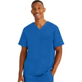 Healing Hands Men's Mason Solid Scrub Top 2591