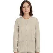 Healing Hands Women's Megan Button Front Solid Scrub Jacket 5500