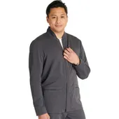 Cherokee Men's 3 Pocket Zip Front Scrub Jacket CK329A