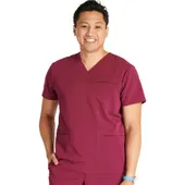 Cherokee Men's V-Neck 3 Pocket Scrub Top CK719A