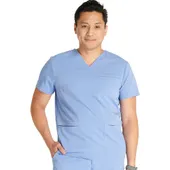 Cherokee Men's V-Neck 3 Pocket Scrub Top CK719A