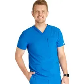 Cherokee Men's V-Neck 4 Pocket Scrub Top CK752A