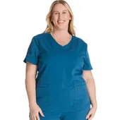 Cherokee Women's V-Neck 2 Pocket Scrub Top CK837A