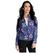 Tooniforms Clearance Women's Packable Bandana Land Print Scrub Jacket TF320