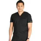 Cherokee Workwear Men's Mesh Trim Scrub Top WW751