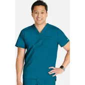 Cherokee Workwear Men's Mesh Trim Scrub Top WW751