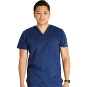 Cherokee Workwear Men's Mesh Trim Scrub Top WW751