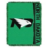 COL-019 Northwest University of North Dakota Double Play 46X60 Jacquard Throw 