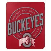 COL-031 Northwest Ohio State Buckeyes Campaign Fleece 50X60 Throw 