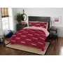 COL-875 Northwest Arkansas Razorbacks Queen Rotary Bed In A Bag Set 86X86 