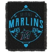 MLB-019 Northwest Miami Marlins Ace 46X60 Jaquard Throw 