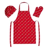NFL-699 Northwest San Francisco 49ers 3-Pc Set Apron, Mitt, Hat 