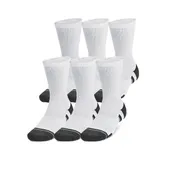 Under Armour Unisex Performance Tech 6-Pack Crew Socks 1386242