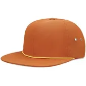 Adjustable Flat Bill Trucker/Baseball Cap (Orange,Graphite,Navy,Black)